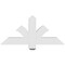 Ekena Millwork Redmond Architectural Grade PVC Gable Bracket, 36"W x 16 1/2"H x 4"D x 4"F, 11/12 Pitch GBP036X17X0404RED00 - alternate 3